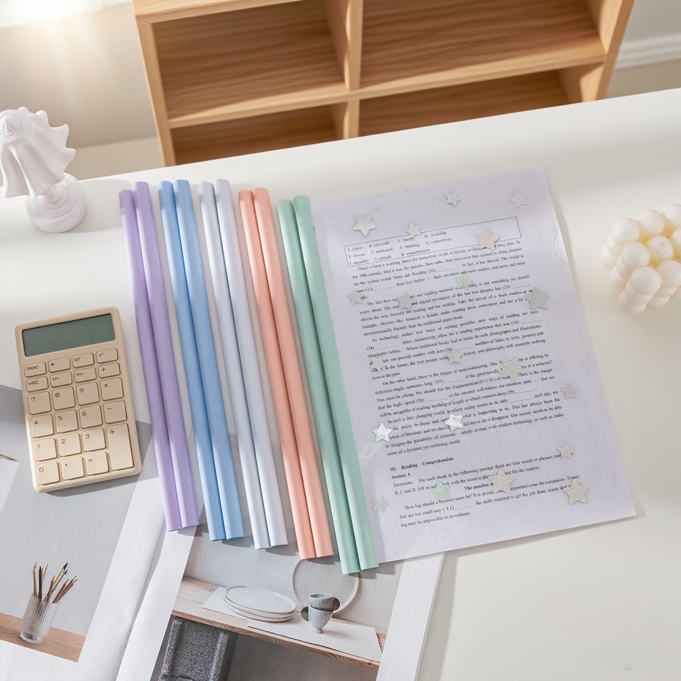 Binder A4 Lever - 10-pack hendelclip A4 bindmiddel transparante verdikte