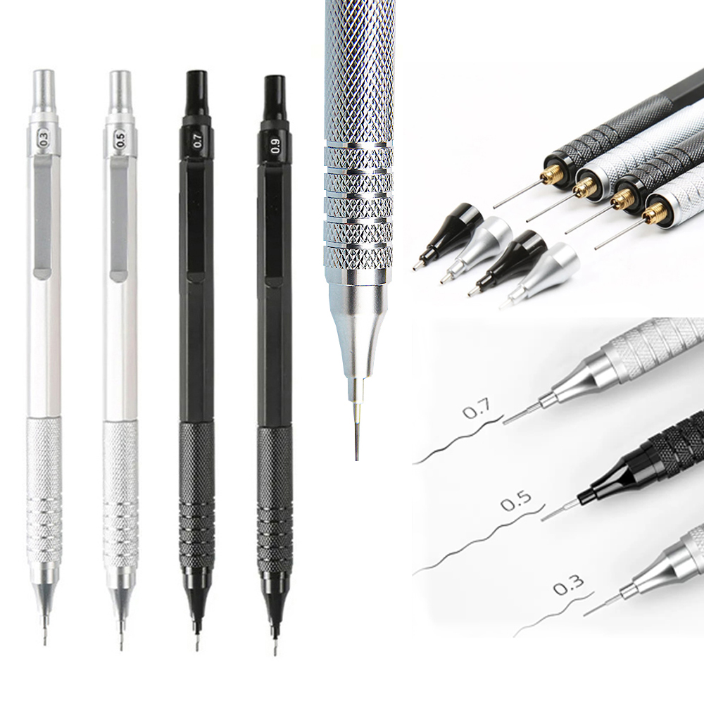 Mechanical Pencil 0.3 - 0.3 0.5 0.7 0.9 2.0mm Tekening