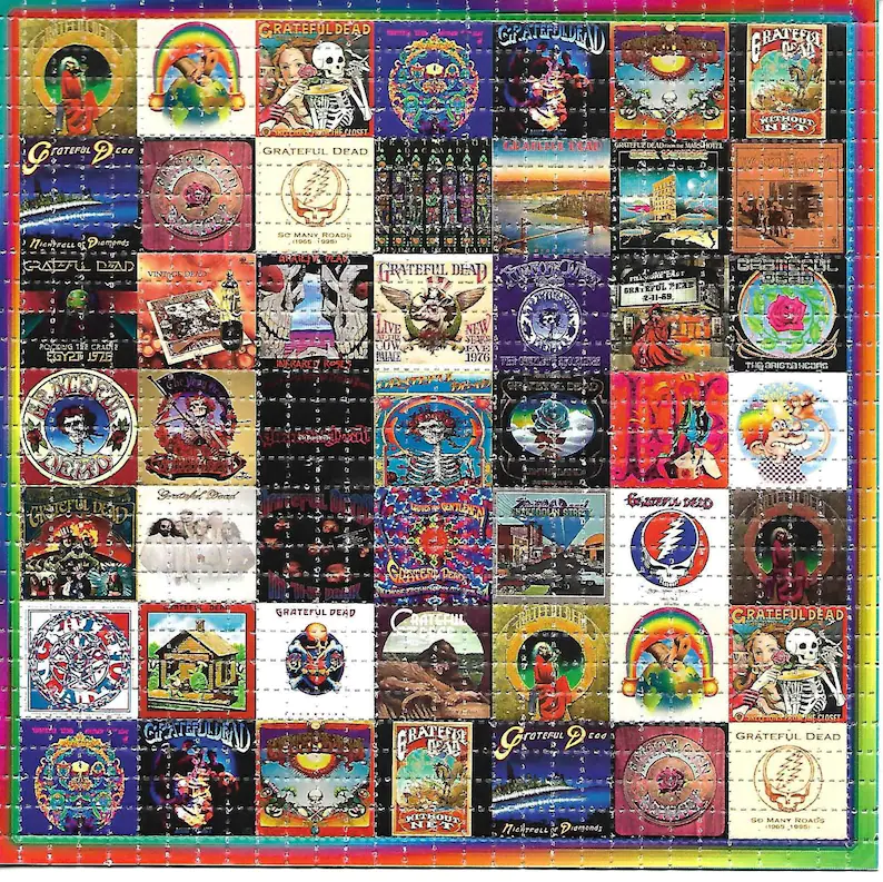 Ink Blotter Paper - Jaren '60 Album Psychedelische LSD/Zuurvrij Blotter