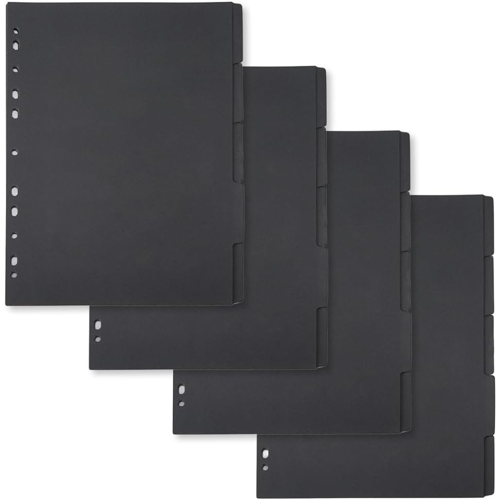 Tab Divider A4 - 20 vellen 5-tabs bindmiddelverdelers 11-gaats papieren