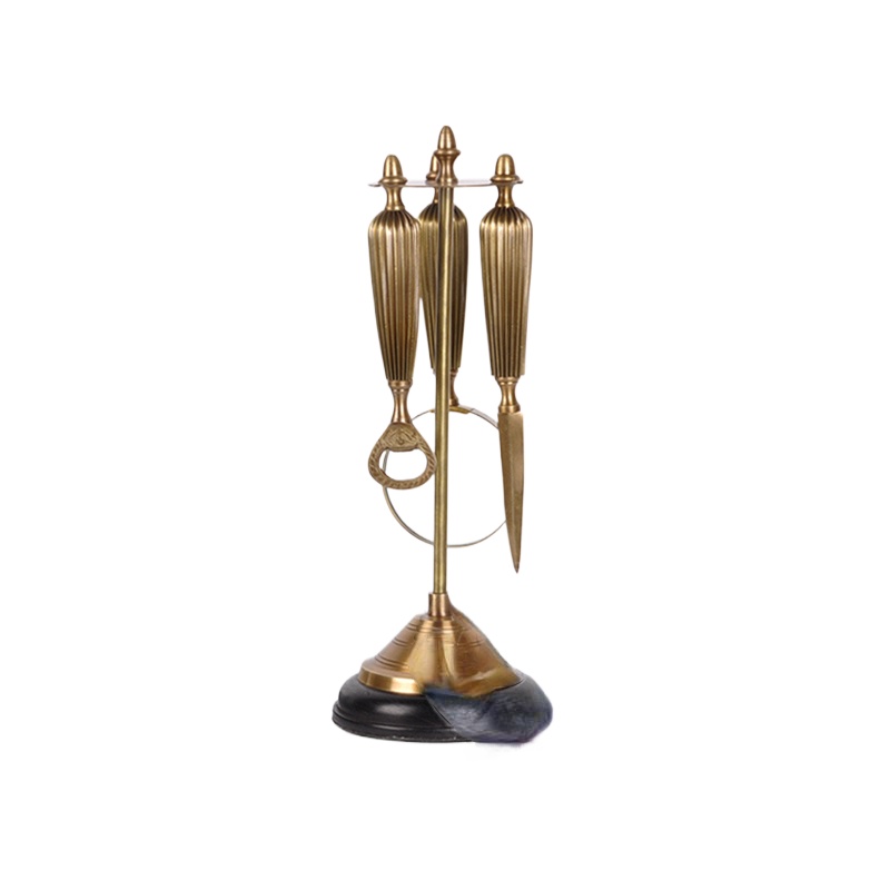 Letter Opener Brass - Geïmporteerde messing retro vergrootglas briefopener flesopener