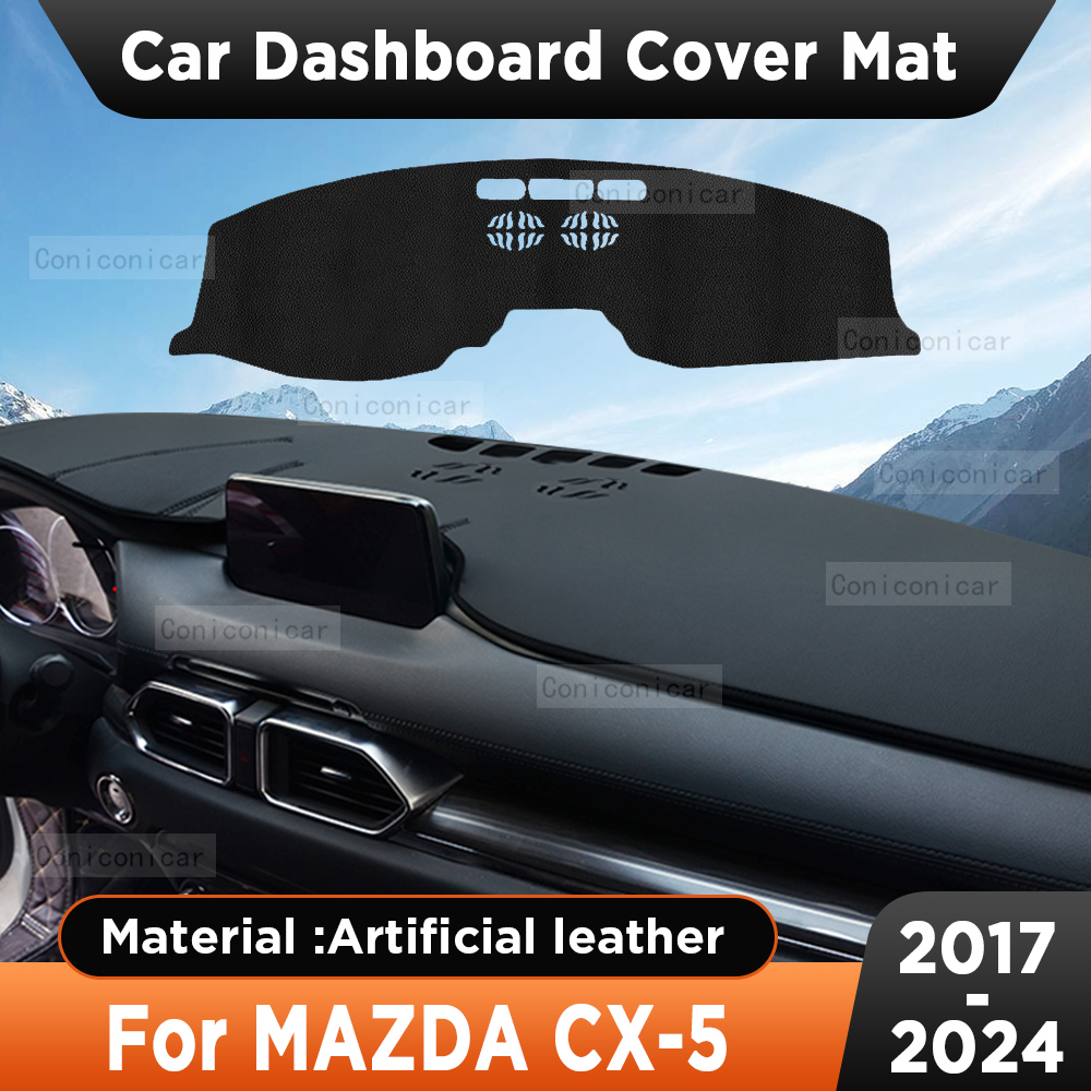 Leather Desk Pad - Auto Dashboard Zonnescherm Hoes Instrument Bureau
