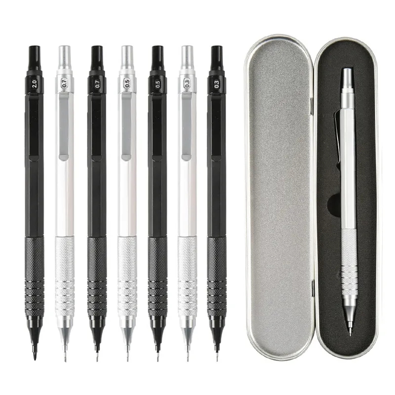 Mechanical Pencil 0.3 - Hoge kwaliteit metalen mechanische potloden set