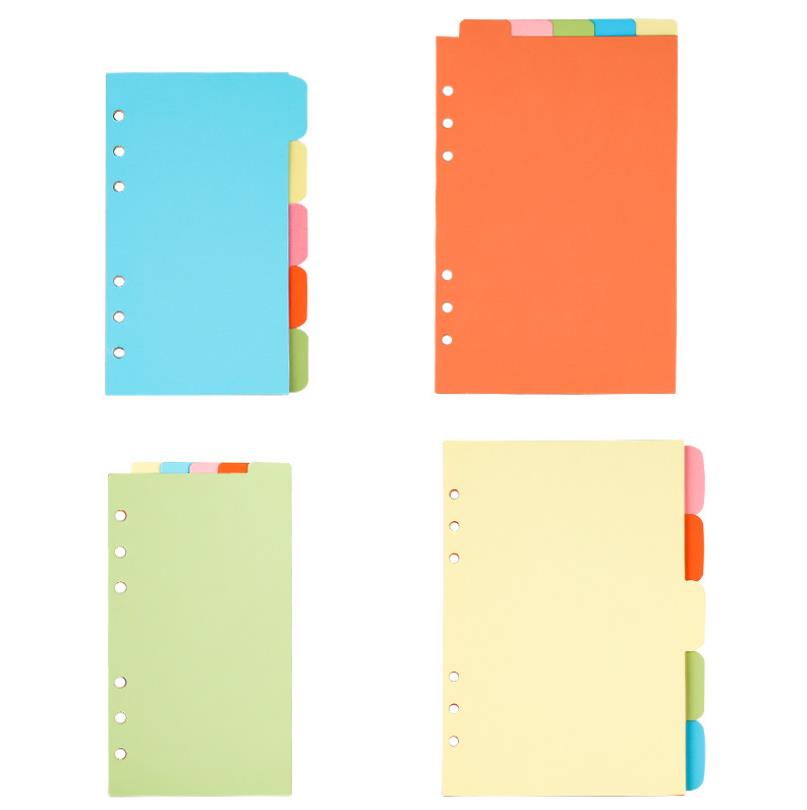 Tab Divider A4 - A5/A6/A7/B5/A4 Papier Divider Index Pagina Tab