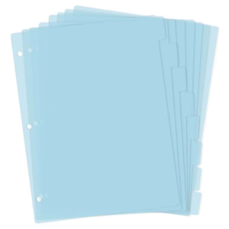 Tab Divider A4 - 3 ringbandverdelers met 8 tabbladen, A4