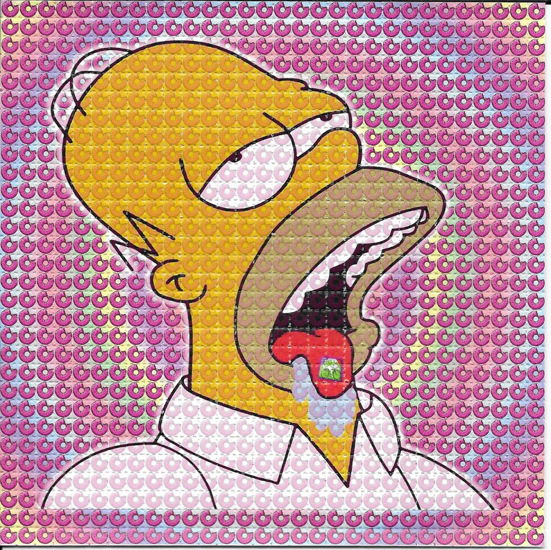 Ink Blotter Paper - Gedoteerde Homer Psychedelische Zuur Gratis Blotter