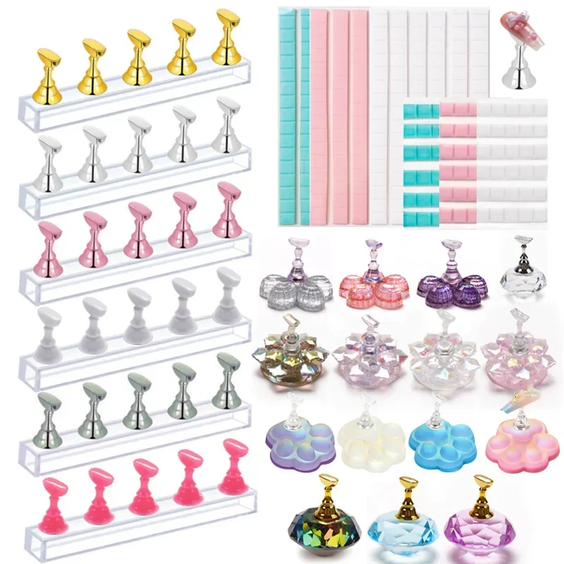 Gel Refill Pack - 5 Stks/pak Schaken Magnetische Nagel Houder