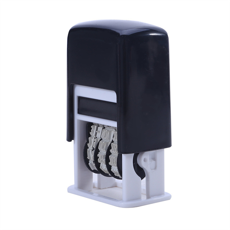 Rubber Date Stamp - DIY Handvat Account Datum Stempel H-4mm