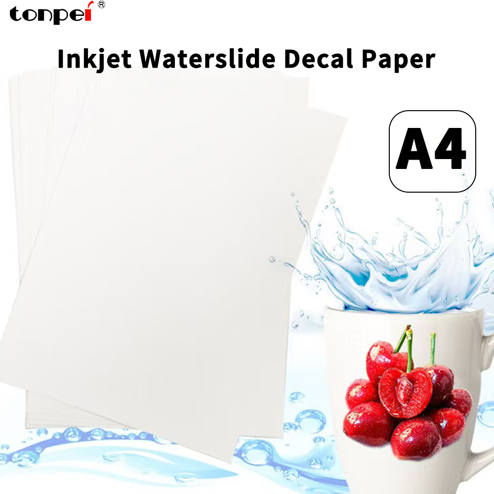 Ink Blotter Paper - 10/20 Vellen A4 Inkjet Waterglijbaan Decal