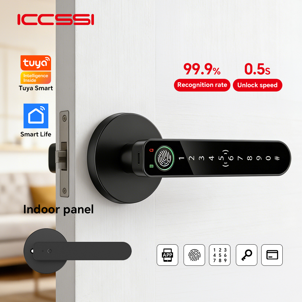 Letter Opener Brass - ICCSSI Tuya Bluetooth Smart Deurslot Vingerafdrukslot