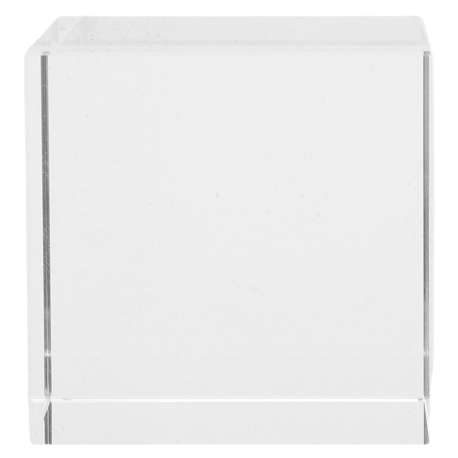 Book Weight Glass - Vierkante kristallen papiergewicht, heldere, zware glazen