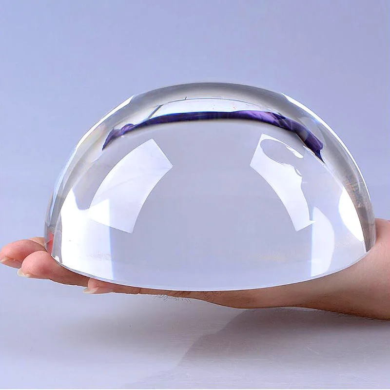 Paper Weight Crystal - Kristallen Halfrond Glas Halve Bal Presse-Papier