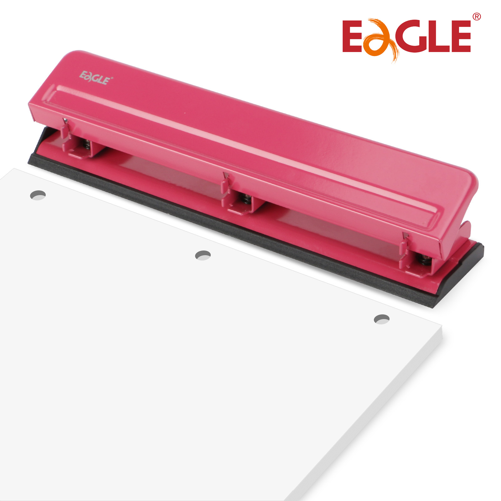 Binder A4 Lever - EAGLE 3-gaats perforator voor A4-papier, 12