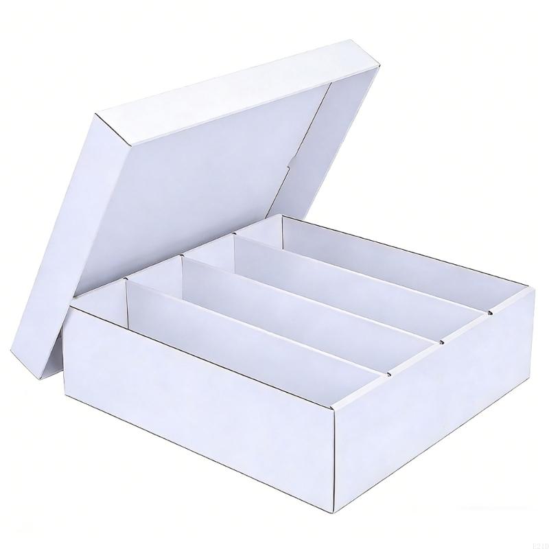 Card Index Box - Lichtgewicht draagbare kaartdoos Kaartorganisatoren met meerdere