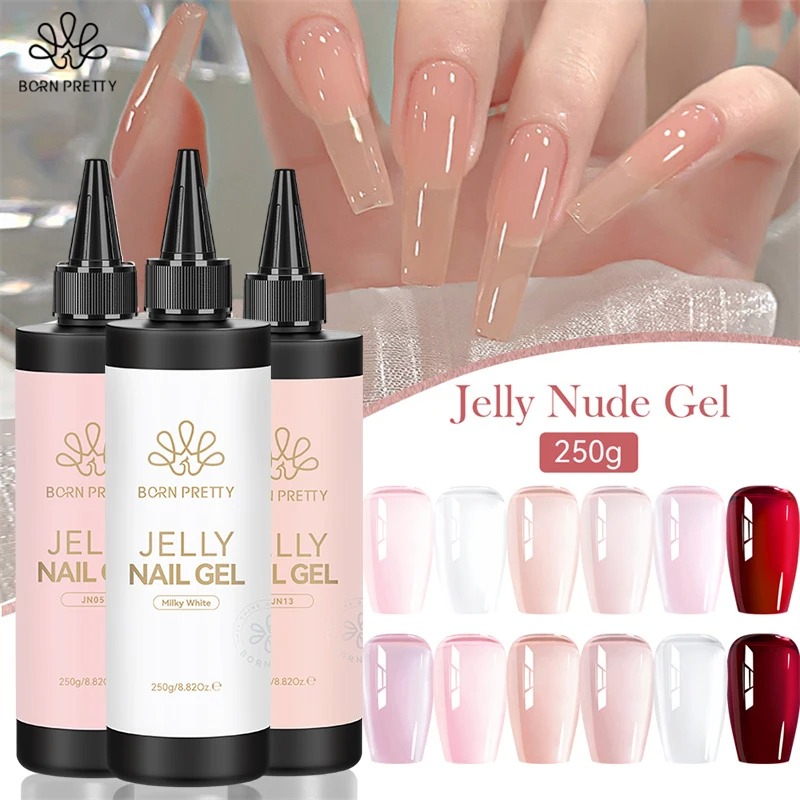 Gel Refill Pack - BORN PRETTY 250g Jelly Melkachtig Wit