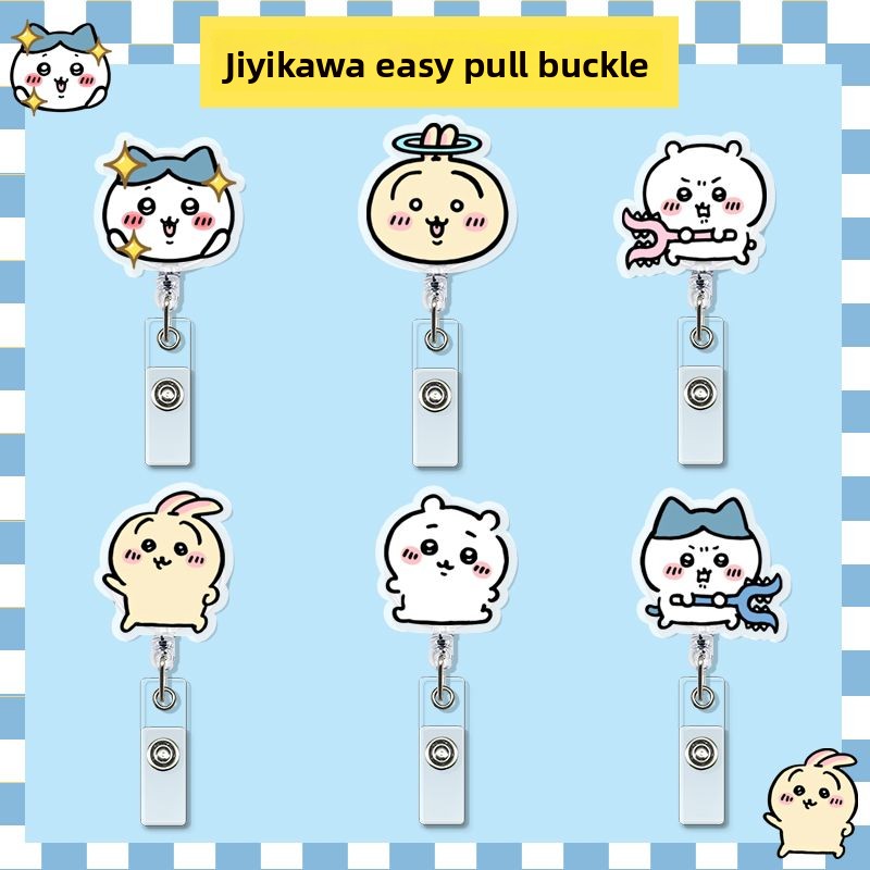 Index Card Holder - Jiyi intrekbare badgehouder Kawaii ID-kaarthouder clip