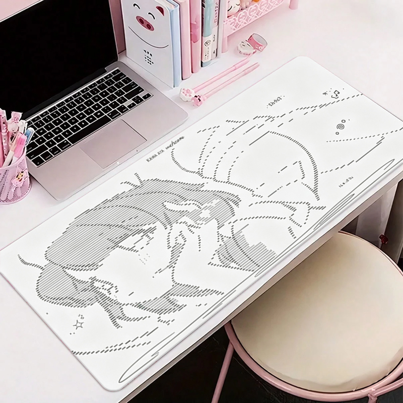 Leather Desk Pad - 1 Stuks Lederen Muismat Anime Angel