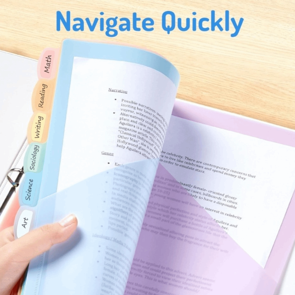 Transparante, duurzame mapverd - Tab Divider A4 recensie en prijs