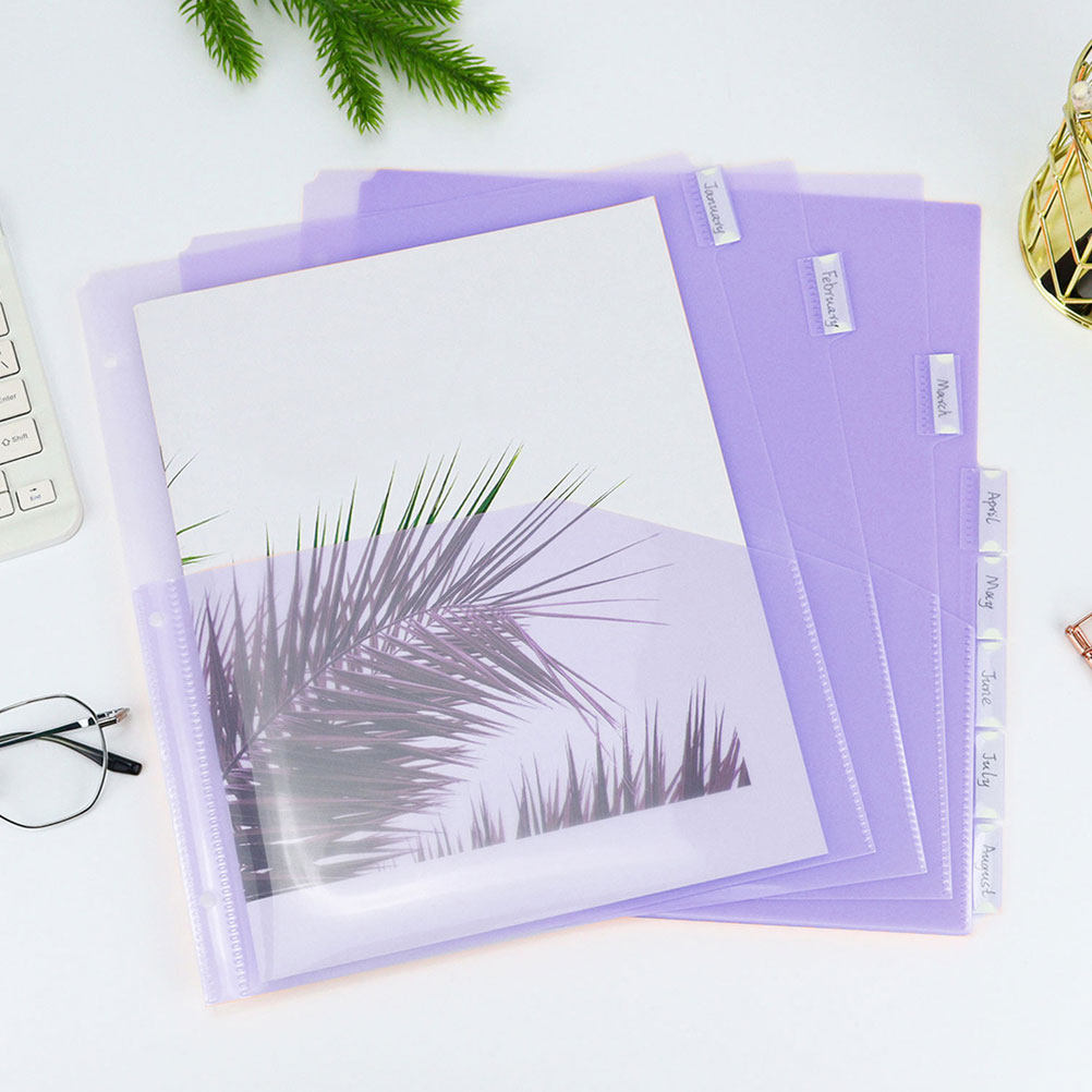 2Sets A4 PP Plastic Binder Ver - Tab Divider A4 recensie en prijs