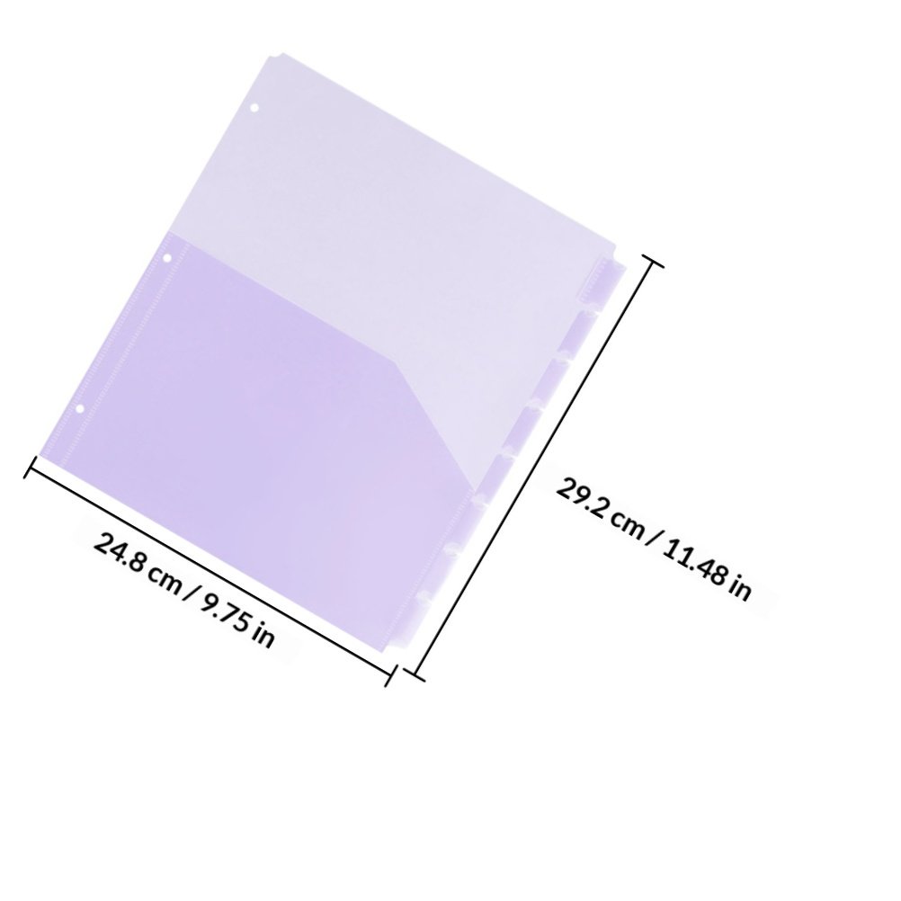 2Sets A4 PP Plastic Binder Ver - Tab Divider A4 recensie en prijs