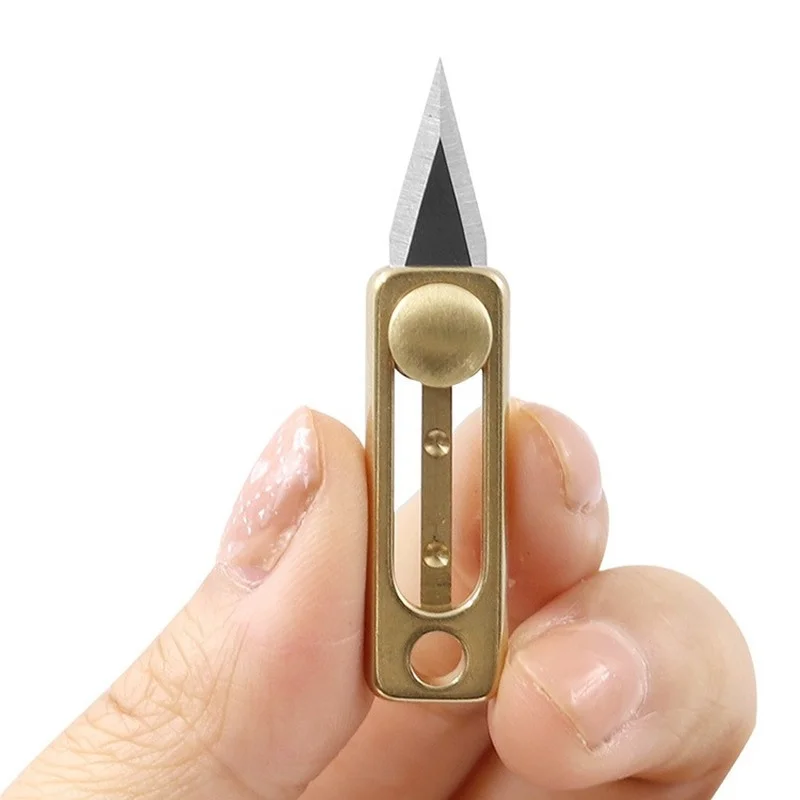 Mini-mes van messing en roestv - Letter Opener Brass recensie en prijs