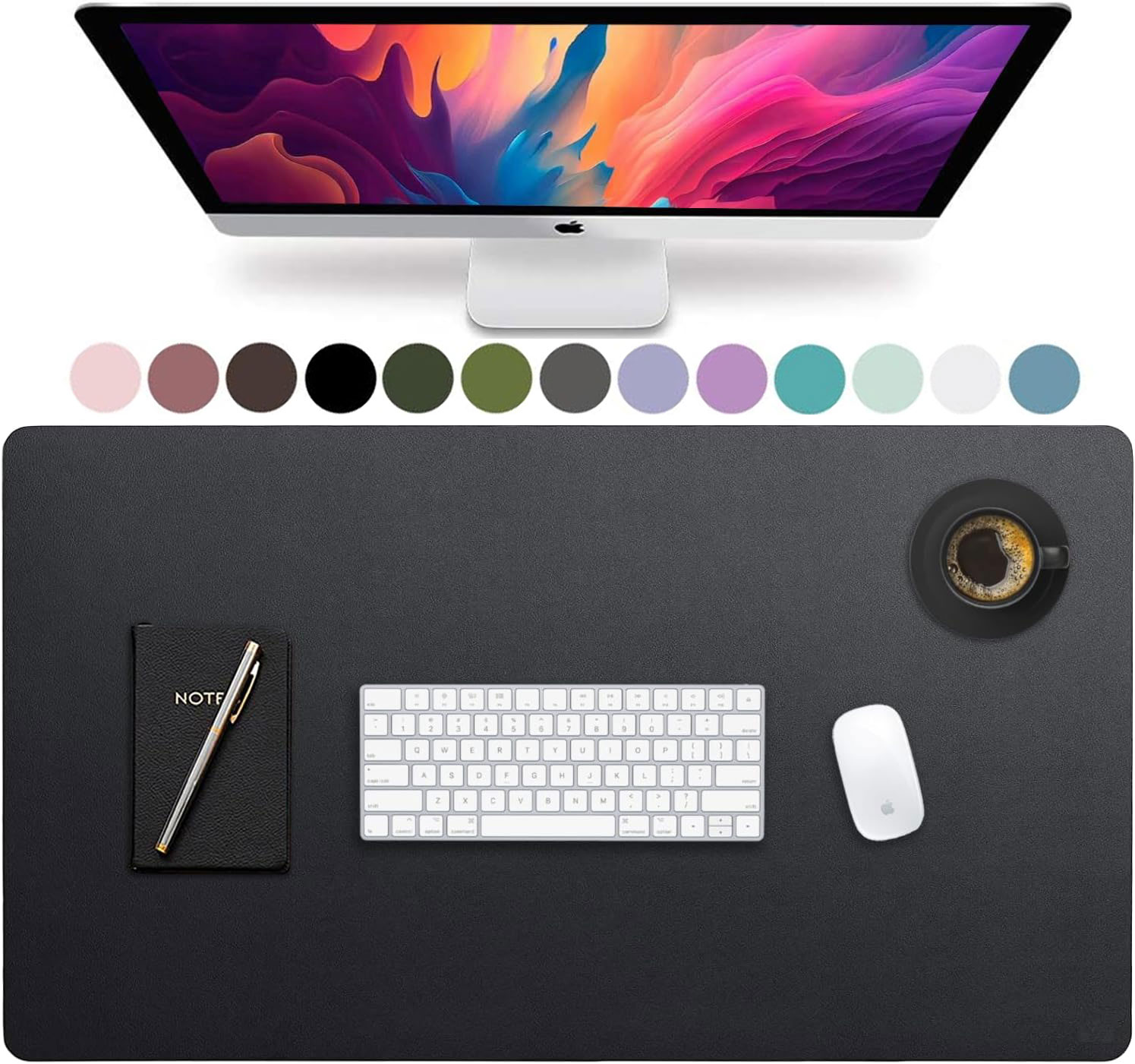 Groot formaat lederen bureau-o - Leather Desk Pad recensie en prijs