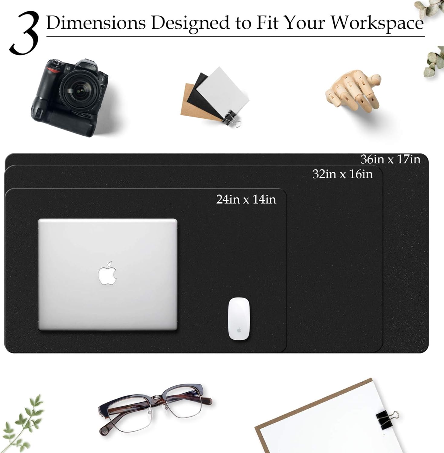 Groot formaat lederen bureau-o - Leather Desk Pad recensie en prijs