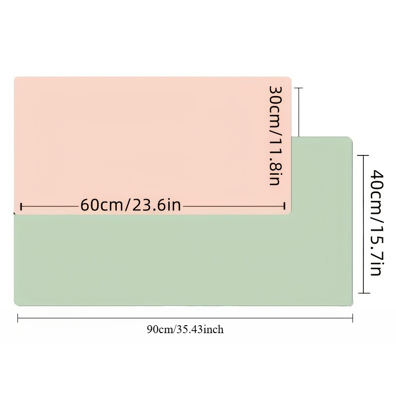 1 stuks grote muismat van PU-l - Leather Desk Pad recensie en prijs