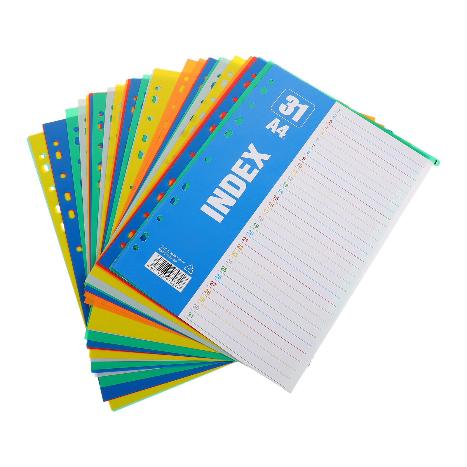 1Set Verdelers A4 11-Hole Bind - Tab Divider A4 recensie en prijs