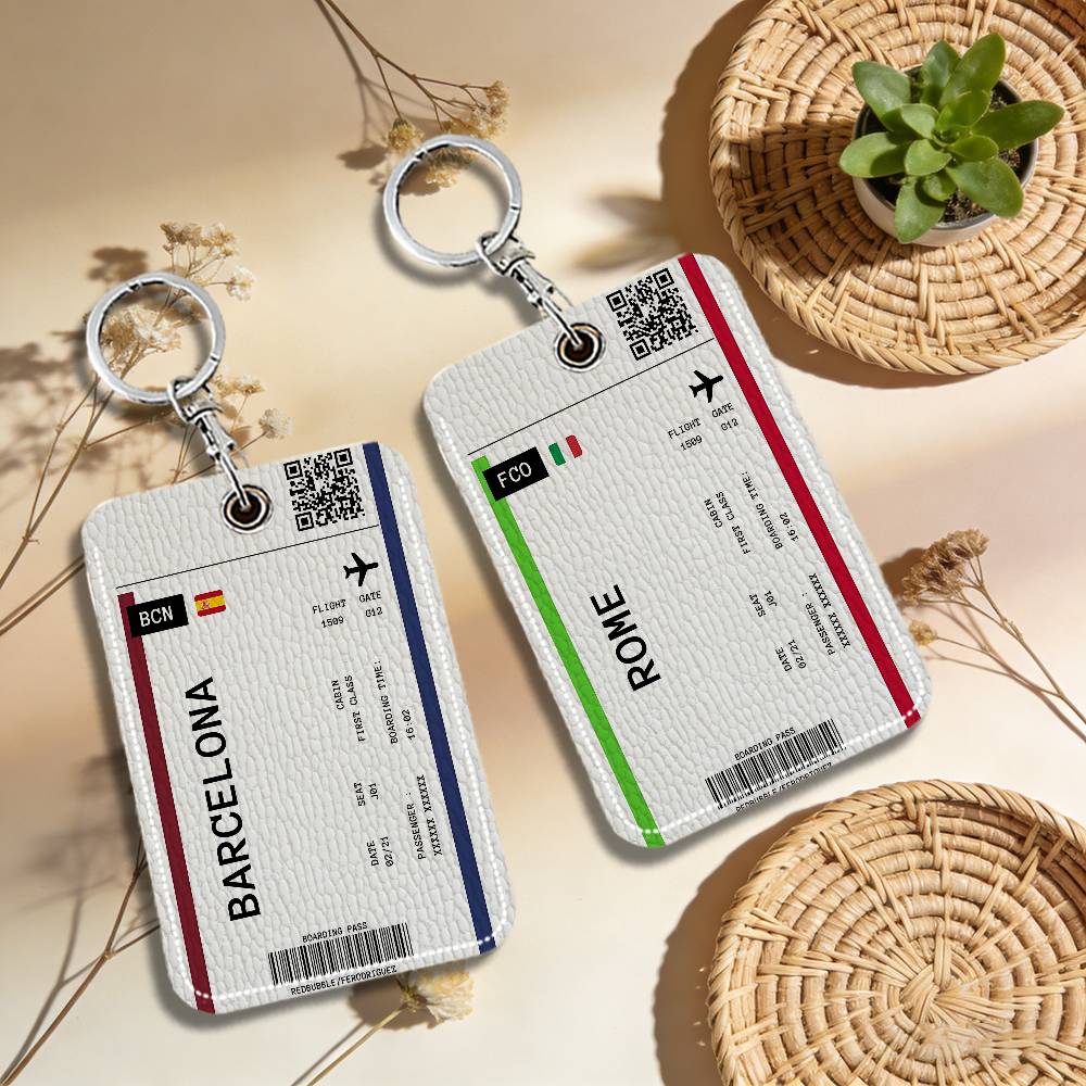 Instapkaart Vliegticket Leren  - Card Index Box recensie en prijs
