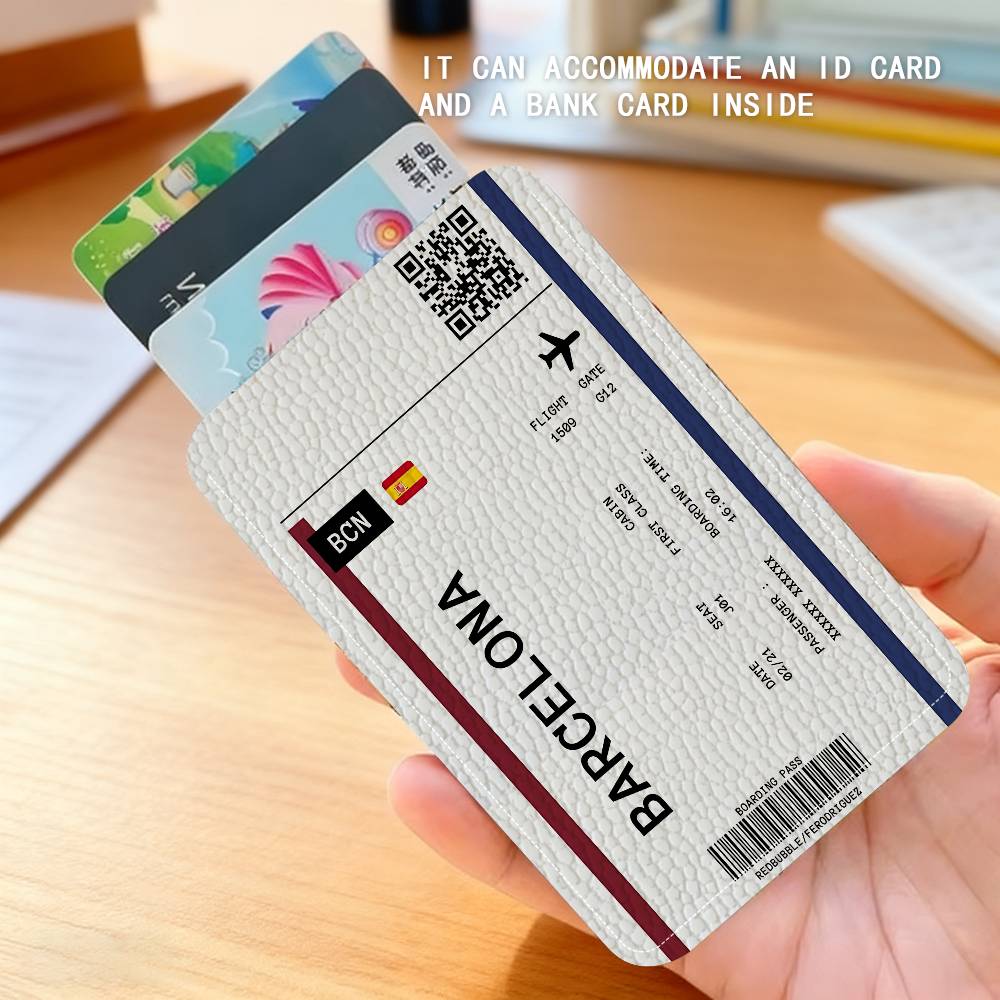Instapkaart Vliegticket Leren  - Card Index Box recensie en prijs