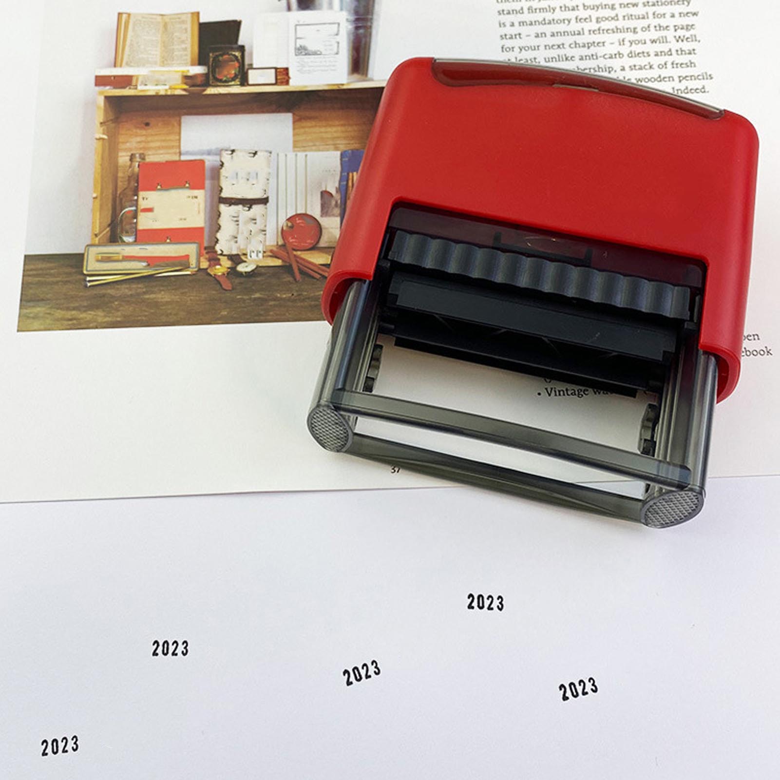 Datumstempel Zwart Inkt Draagb - Rubber Date Stamp recensie en prijs
