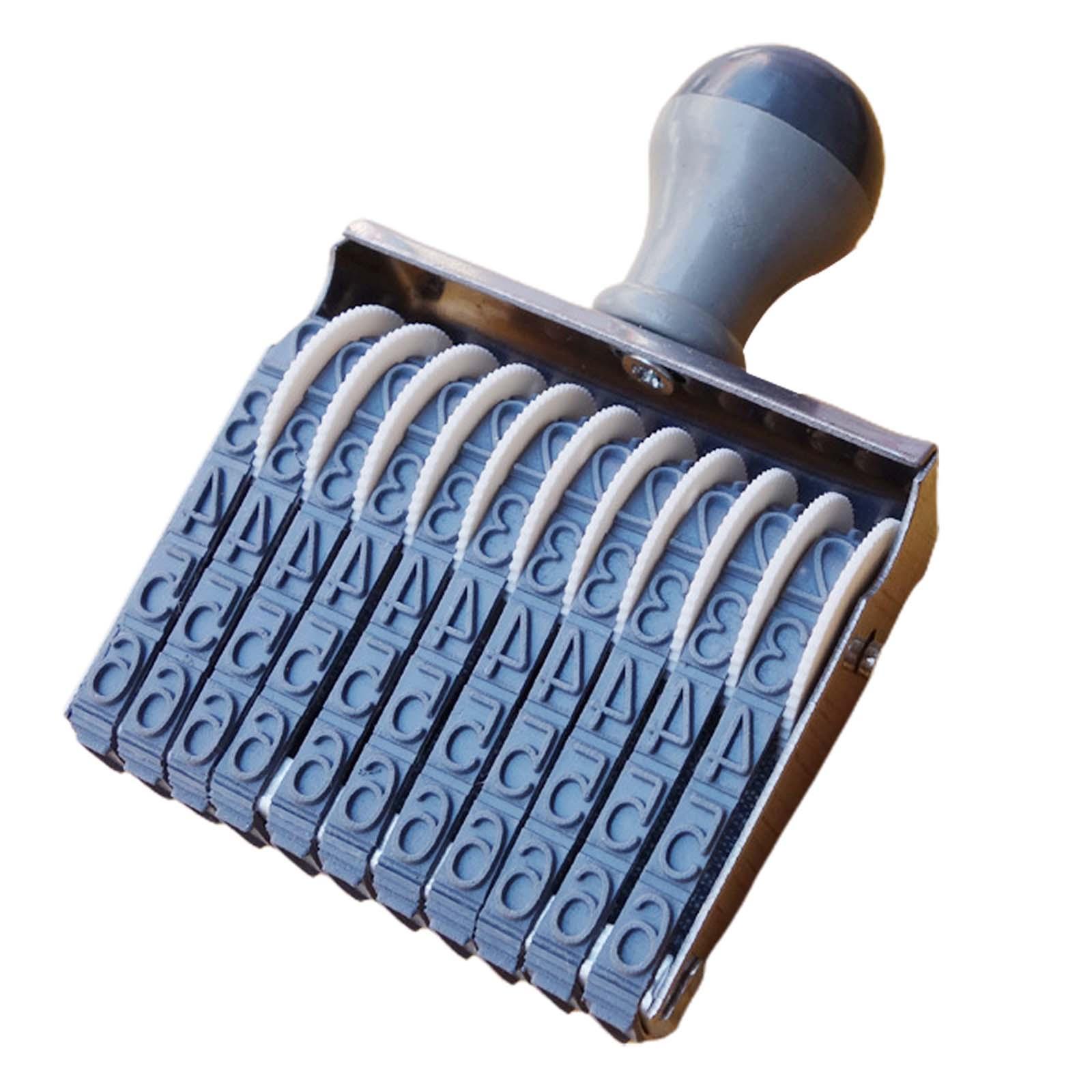 Rubberen nummerstempelrol Datu - Rubber Date Stamp recensie en prijs