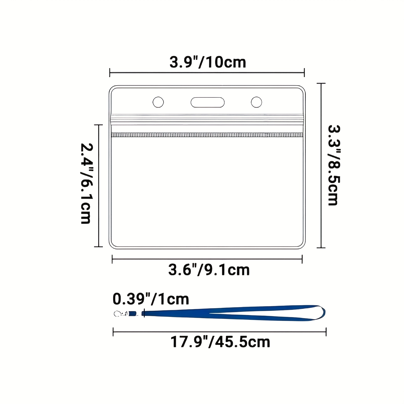 10 sets transparante PVC-ID-ka - Index Card Holder recensie en prijs