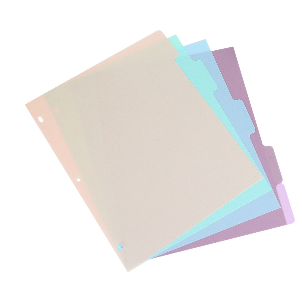 1Set Binder Dividers A4 Froste - Tab Divider A4 recensie en prijs