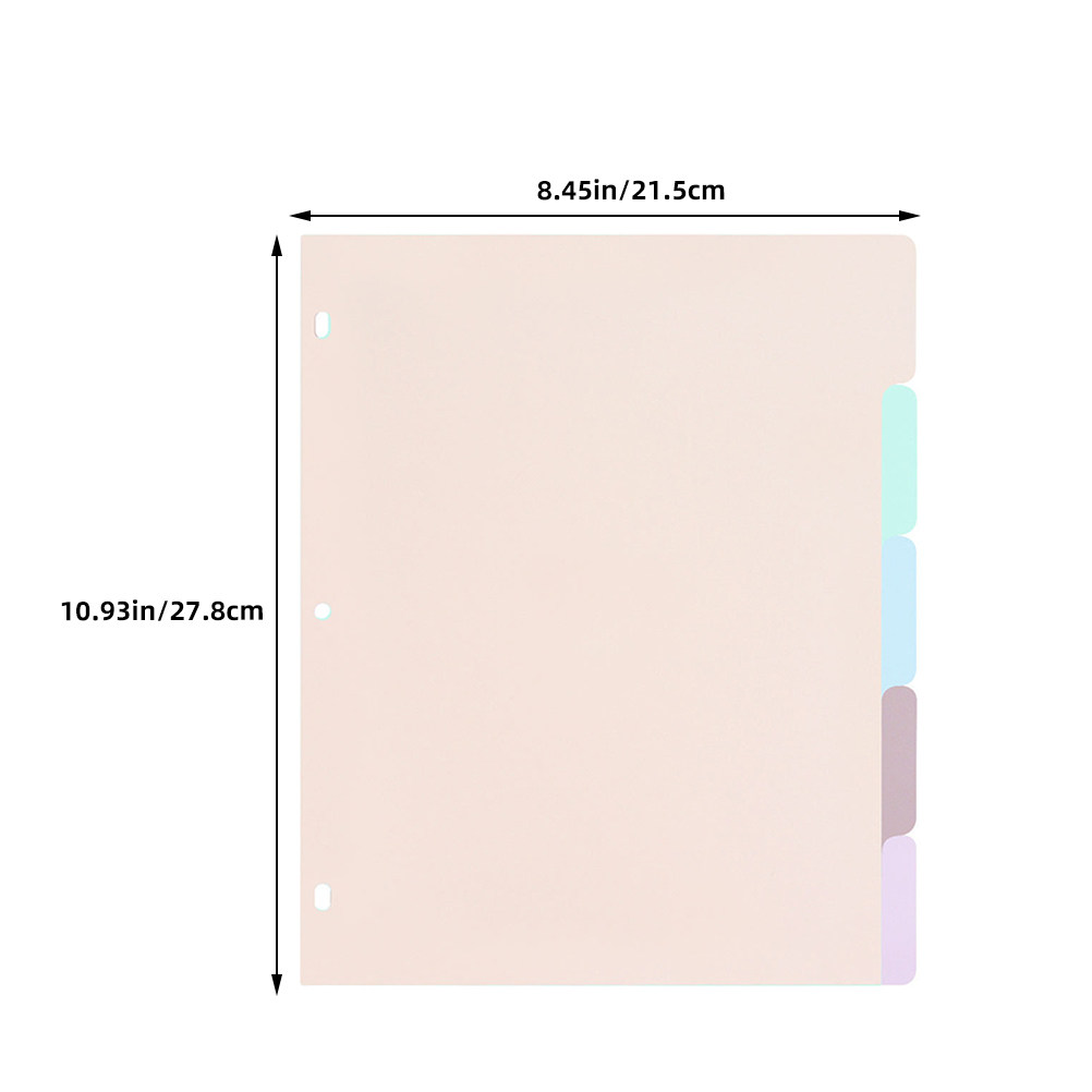 1Set Binder Dividers A4 Froste - Tab Divider A4 recensie en prijs