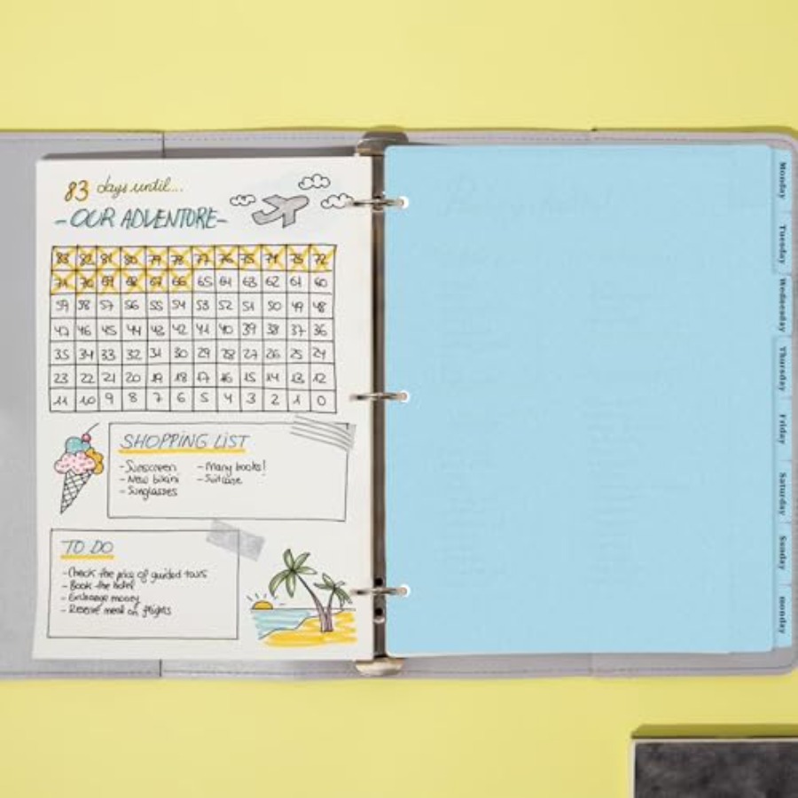 3 ringbandverdelers met 8 tabb - Tab Divider A4 recensie en prijs