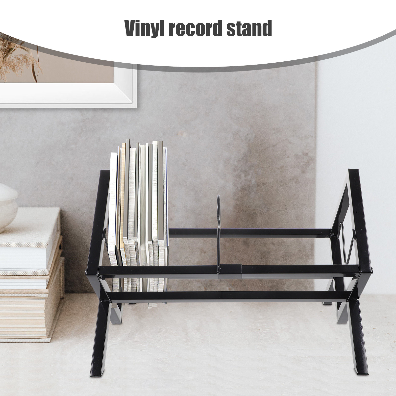 Vinylplatenopbergrek Desktop D - Magazine Holder Rack recensie en prijs