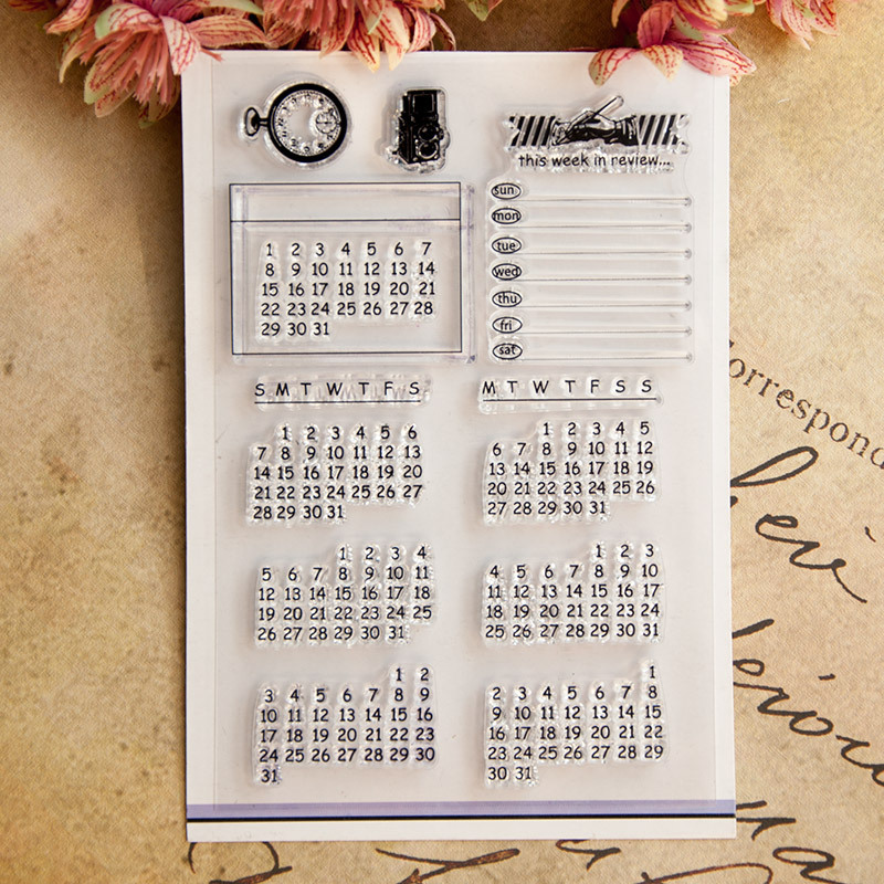 Datum Week Maand Nummer Symboo - Rubber Date Stamp recensie en prijs