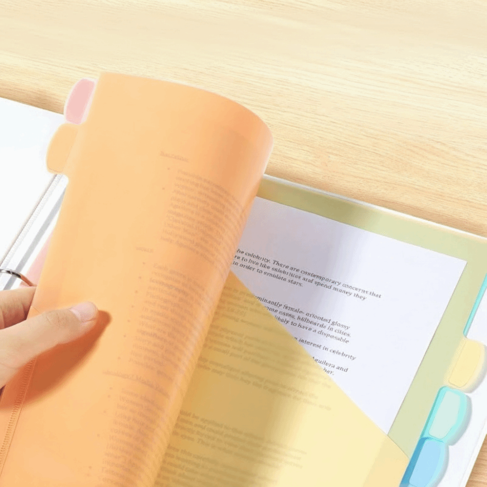 8 stuks A4 Pastel Binder Divid - Tab Divider A4 recensie en prijs