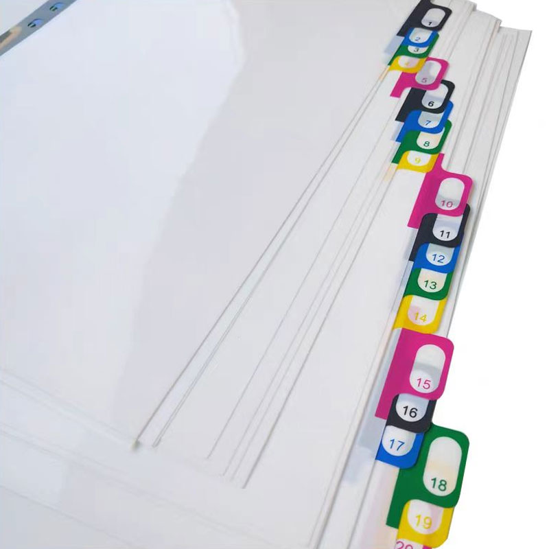 5/10/20 Vellen/Lot A4 Divider  - Tab Divider A4 recensie en prijs