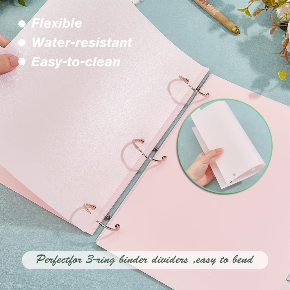 16 vellen 3 ringen A4 roze bin - Tab Divider A4 recensie en prijs