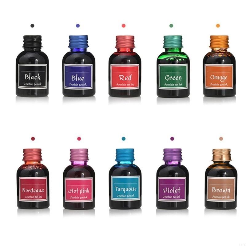 10 Kleuren 1 Fles Pure Kleurri - Fountain Pen Bottled Ink recensie en prijs