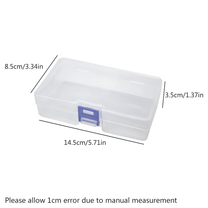 5 transparante plastic opbergd - Card Index Box recensie en prijs