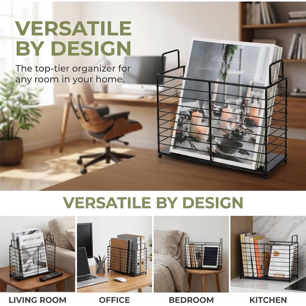 Metalen tijdschriftenrek, opbe - Magazine Holder Rack recensie en prijs