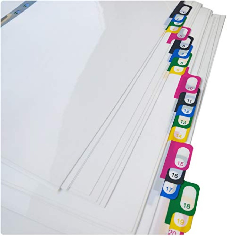A4 Plastic mapjes met index-ta - Tab Divider A4 recensie en prijs