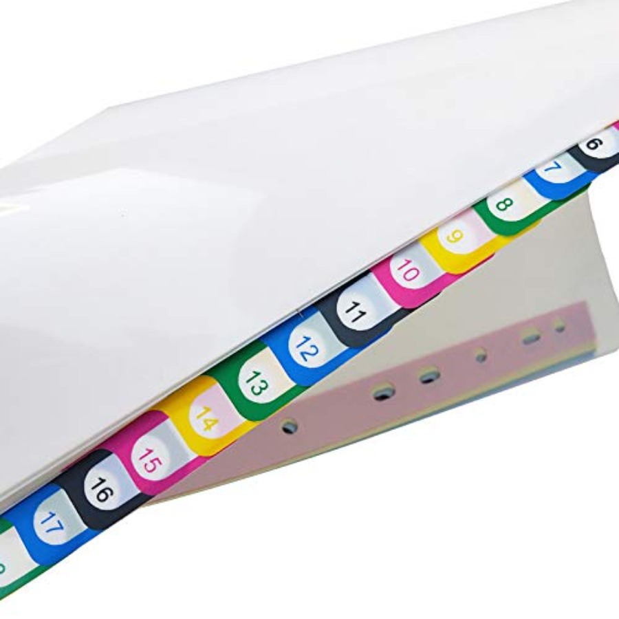 A4 Plastic mapjes met index-ta - Tab Divider A4 recensie en prijs