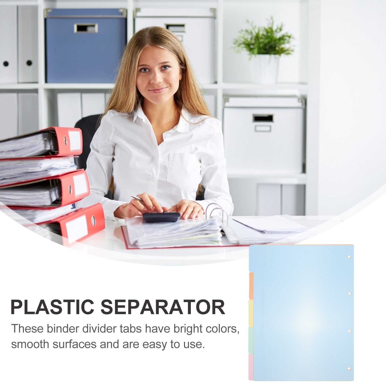 10 stuks A4 Plastic Index Divi - Tab Divider A4 recensie en prijs