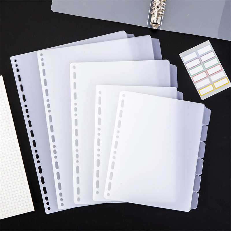 A4 A5 B5 Binder Verdelers Gene - Tab Divider A4 recensie en prijs