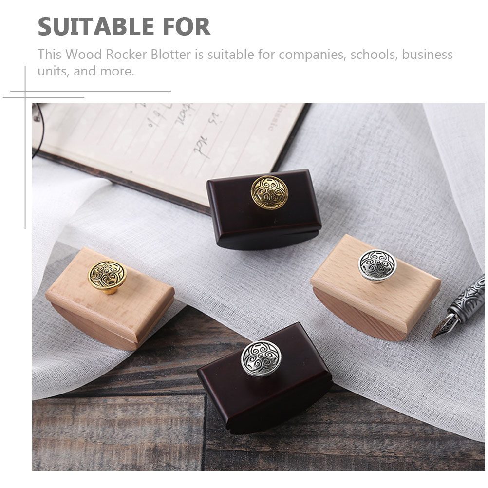 2 stuks houten rocker blotter  - Ink Blotter Paper recensie en prijs